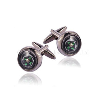 Men&#39;s Fashion Nobre Silver Cufflinks Presentes de casamento